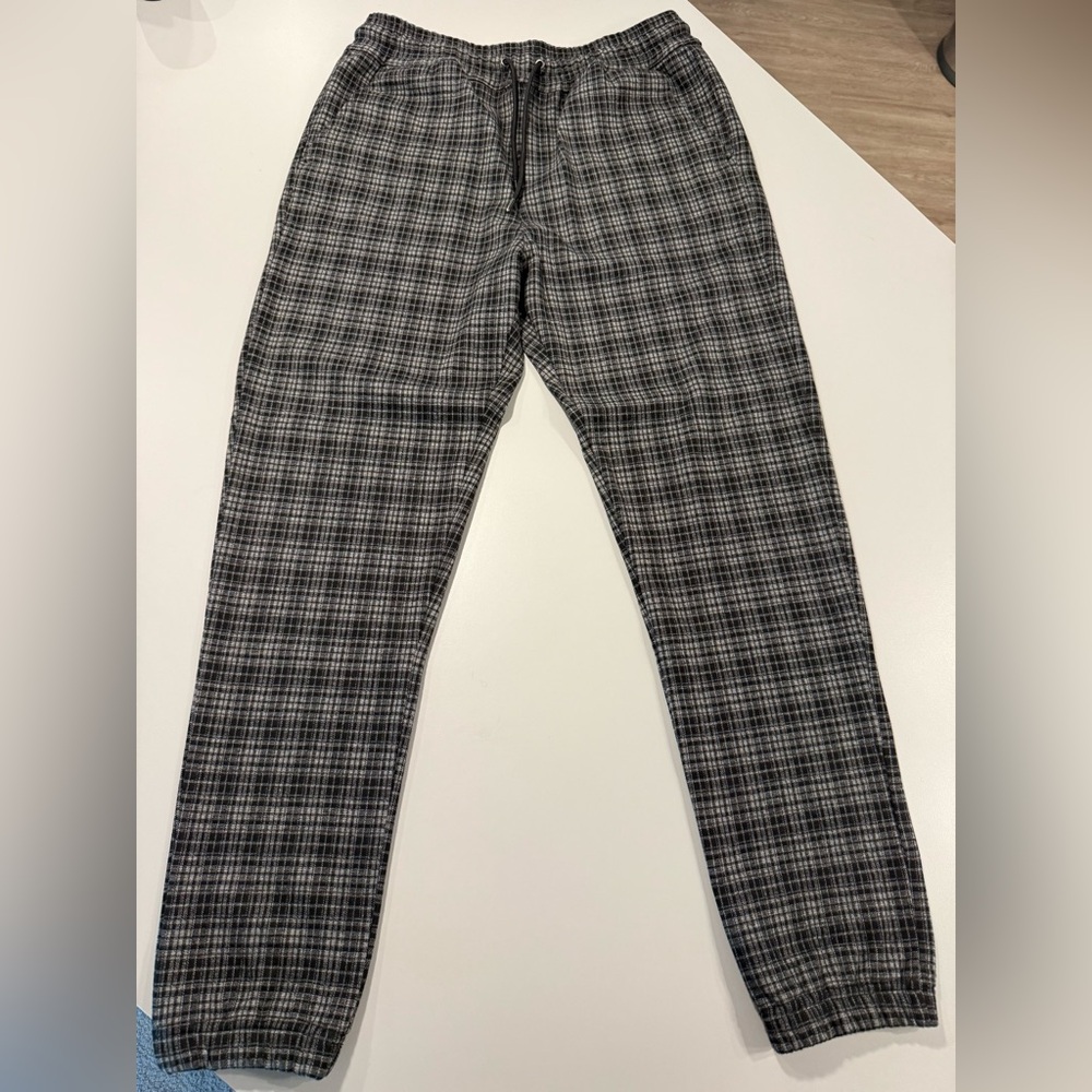 I Love Ugly Soft Plaid Chinos/Joggers
